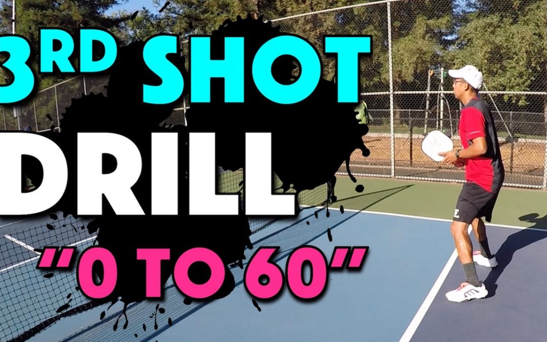 Pickleball 3rd Shot Drill | “0 to 60” Drill