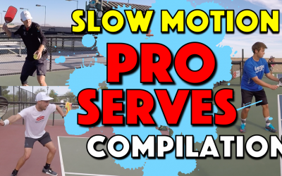Pro Pickleball Serves | Slow Motion Serves with Top Pro Players