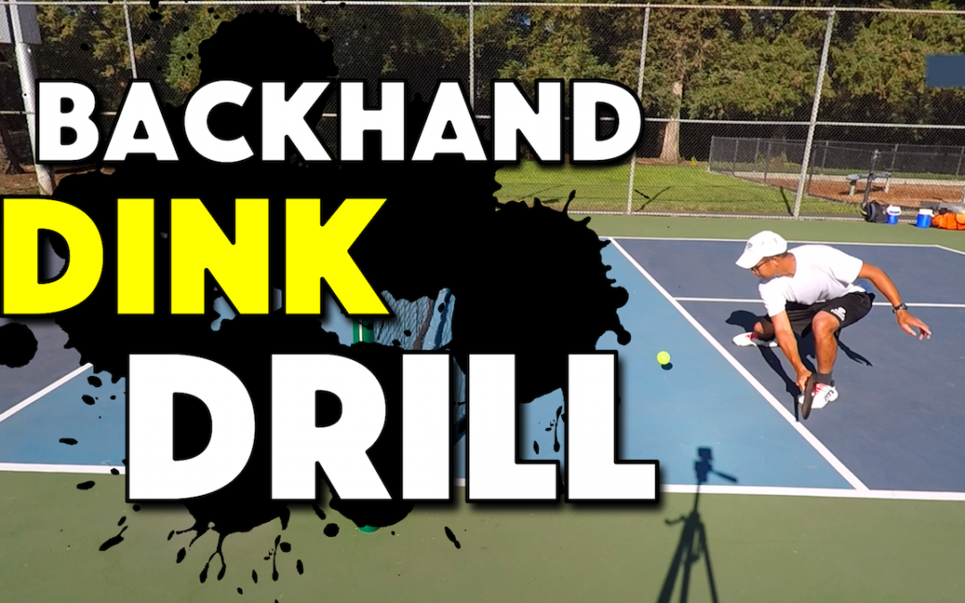 Pickleball Backhand Dink Drill