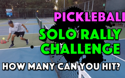 Pickleball Solo Rally Challenge | How many can you hit?