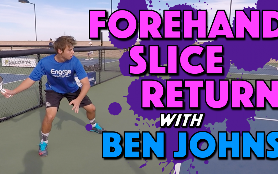 Forehand Slice Return Stroke Analysis with Ben Johns