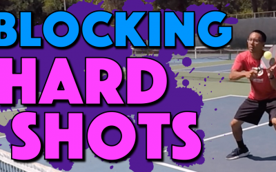 Blocking Hard Shots | How To Block Shots When Attacked In Pickleball
