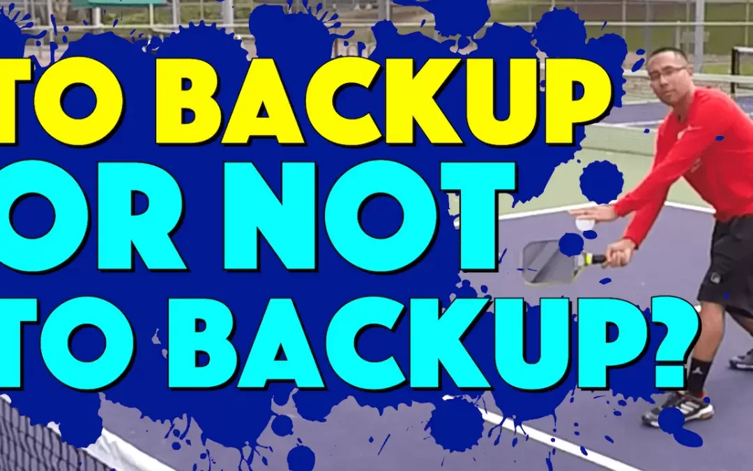5 Ways To Use “Backing Up” As A Smart Pickleball Strategy