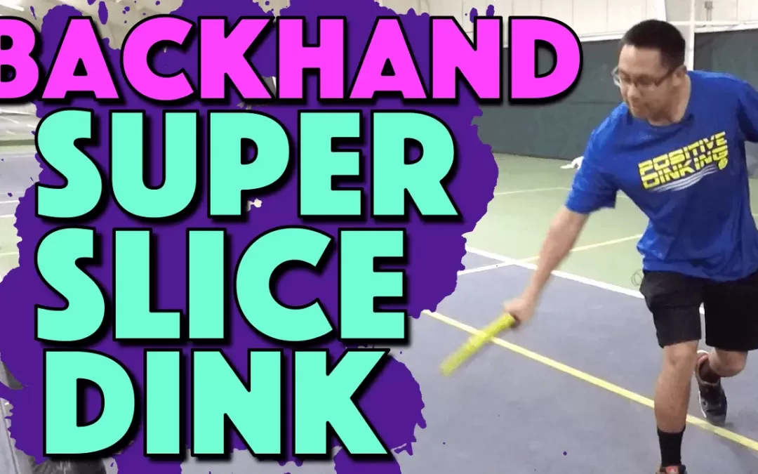 Super Slice Backhand Dink Cross Court | Push Them Back And Set Up Your Attack