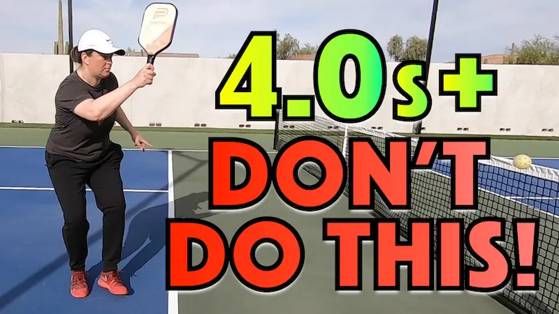 3 Pickleball Shots That Are Hurting Your Game (& Preventing You From Getting To 4.0+)