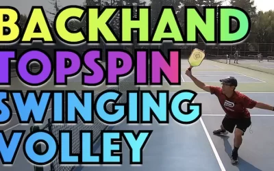 Weaponize Your Backhand Volley With Topspin