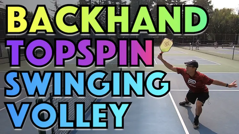 Weaponize Your Backhand Volley With Topspin