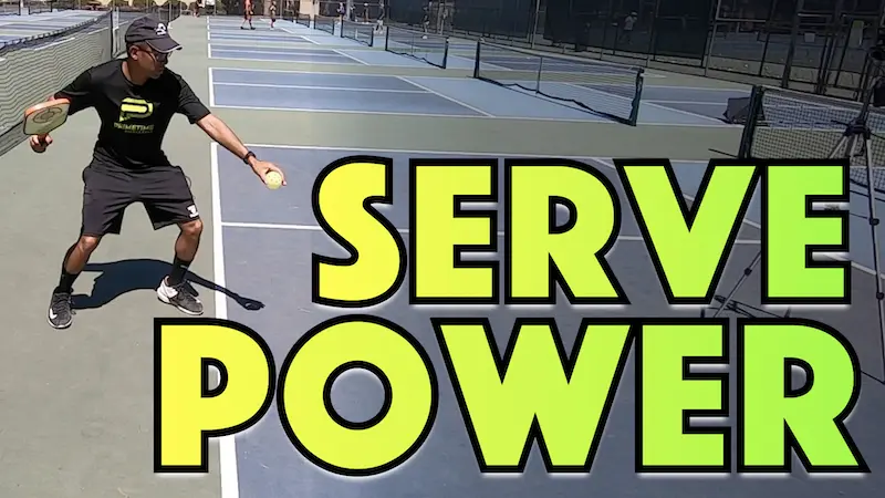 How To Generate Effortless Power On Your Pickleball Serve