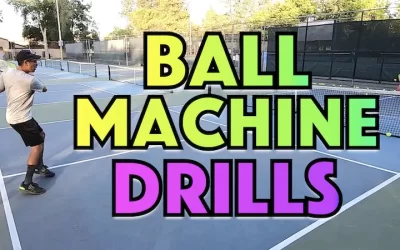 Pickleball Ball Machine Drills – Improve Your Groundstrokes, Volleys, Drops, Resets & Overheads